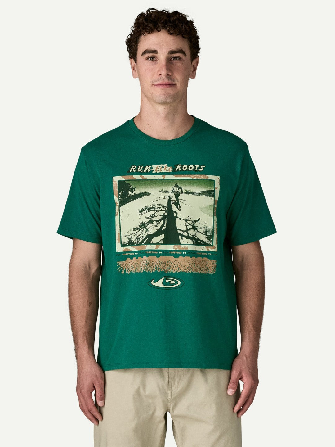Run Like Roots Responsibili-Tee #GEMG [37874]｜patagonia