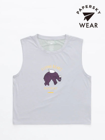 Apres Run Mascot-TANK TOP #CHARCOAL [PS241026] | PAPERSKY WEAR