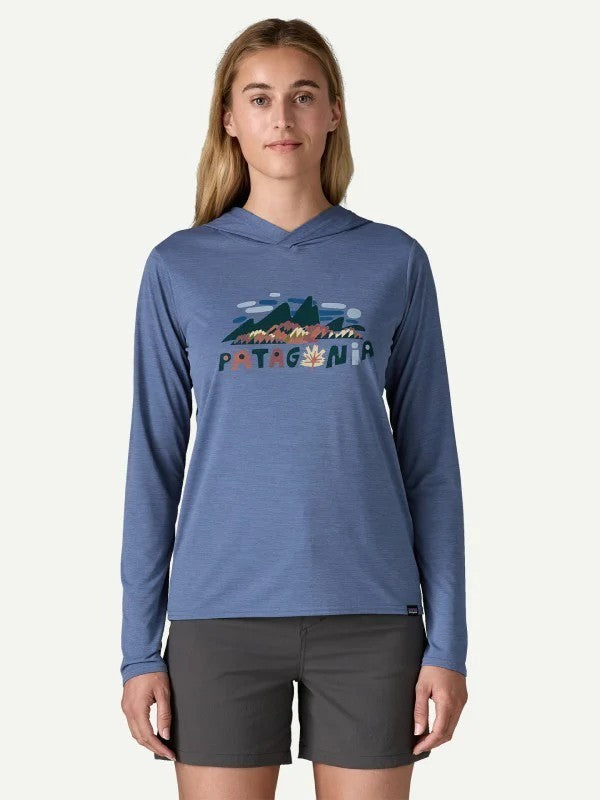 Woman's Cap Cool Daily Graphic Hoody #FFCX [45535]｜patagonia