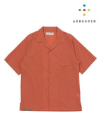 軽くて涼しい半袖シャツ #マンゴ [21102]｜AXESQUIN