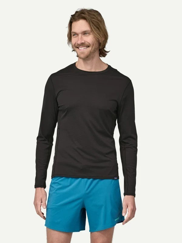 Men's Long-Sleeved Cap Cool Lightweight Shirt #BLK [45690]｜patagonia