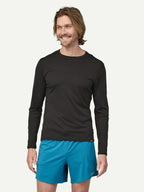 Men's Long-Sleeved Cap Cool Lightweight Shirt #BLK [45690]｜patagonia