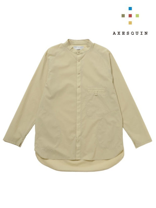 Light and cool long shirt #Aoshirotsurubami [021070]｜AXESQUIN