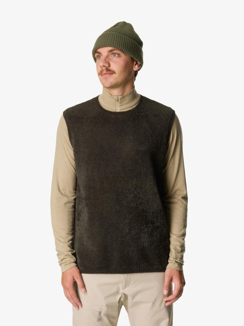 【Men】Men's Lykan Vest #Green Illusion [830073]｜HOUDINI