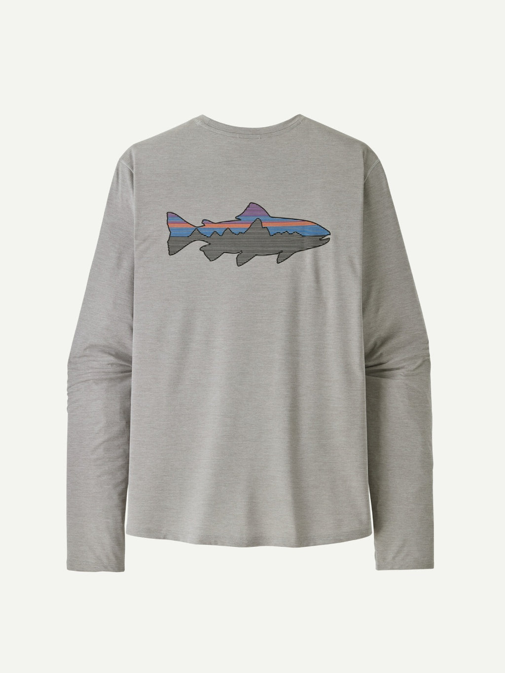L/S Cap Cool Sun Shirt - Fitz Roy Trout #CGSX [44932]｜patagonia