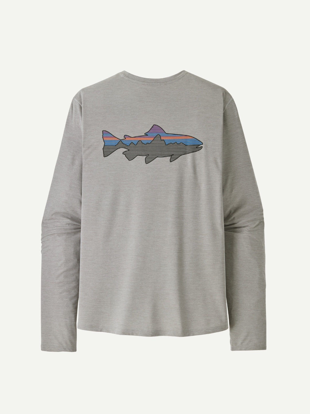 L/S Cap Cool Sun Shirt - Fitz Roy Trout #CGSX [44932]｜patagonia