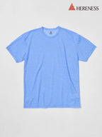 Wool Mesh T-shirt #LAKE BLUE [hu-10010]｜HERENESS