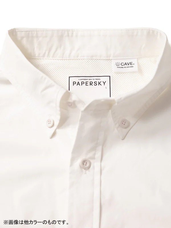 HIKE&BIKE CAVE TYPEWRITER BIG SHIRT #LIGHT BEIGE [PS231005]｜PAPERSKY WEAR