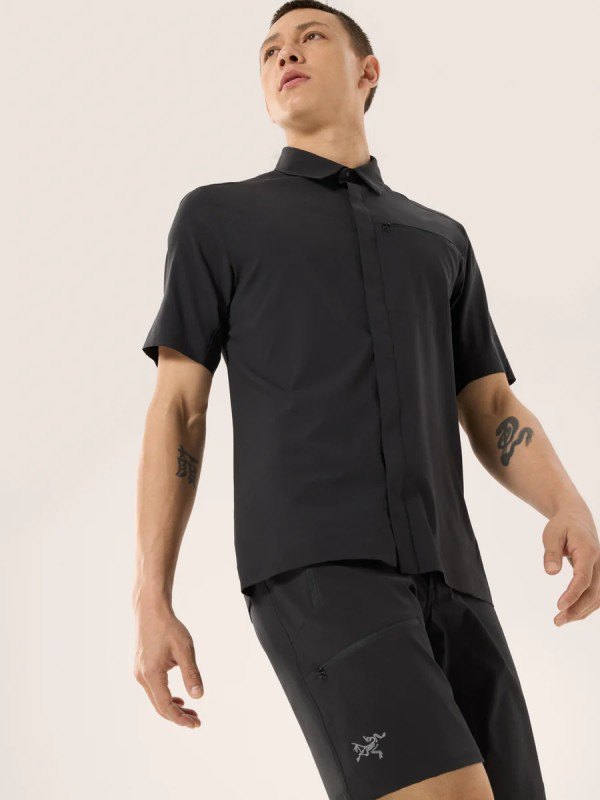 Skyline SS Shirt M #Black [L08543000]｜ARC'TERYX – moderate