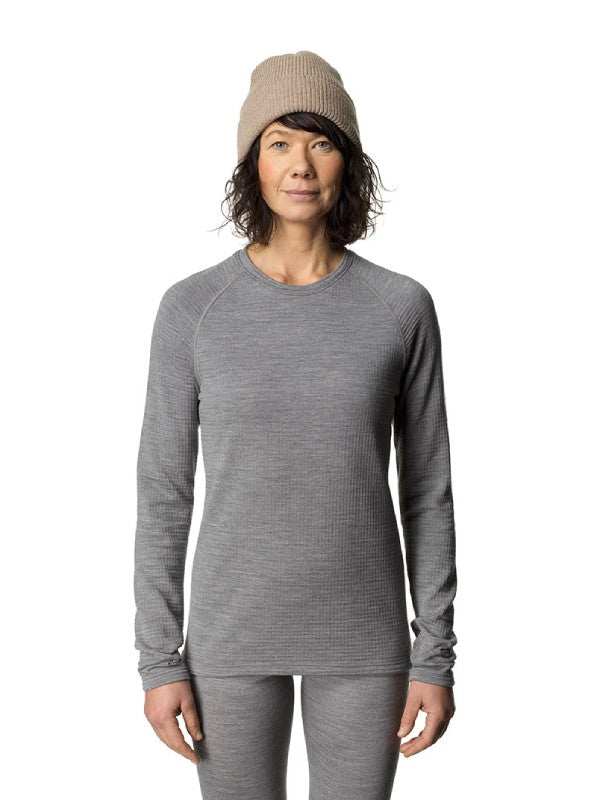 Women's Desoli Thermal Crew #College Grey [840024]｜HOUDINI【Outlet_30】