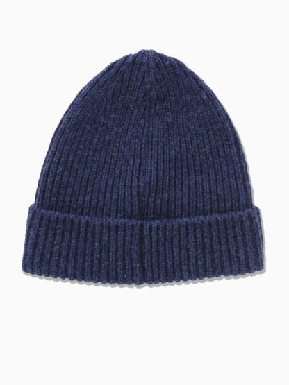 shetland wool knit cap #110/blue [4286196]｜and wander