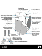 Type2 Grit 28 #Grey [GSCU0097-011]｜GOSSAMER GEAR