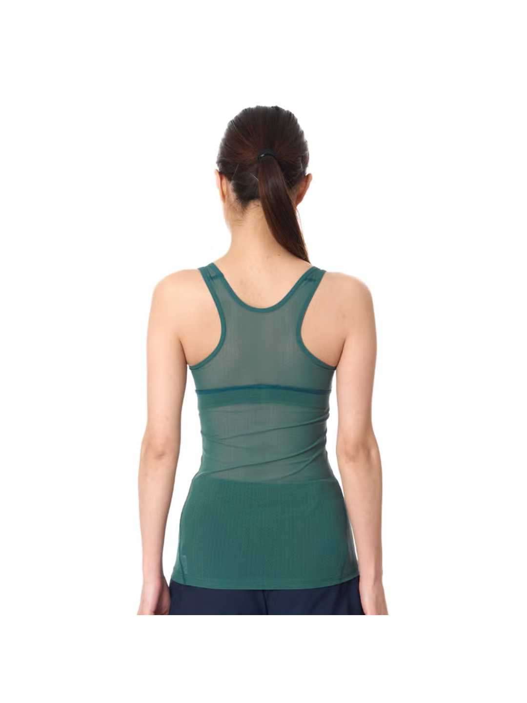 Women's ドライレイヤークールブラタンクトップ寄付つき #蒼色 [DUW0804]｜finetrack
