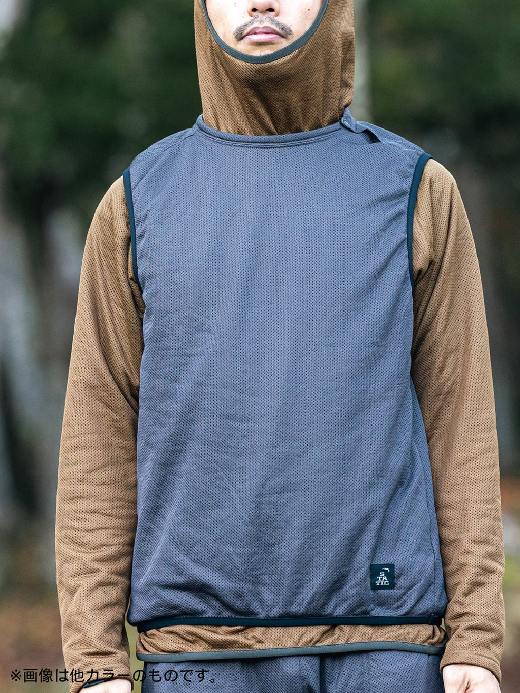Adrift Vest #Dark Rose [25500]｜STATIC