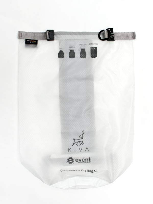 Compression Dry Bag 5L #White [CDB005]｜KIVA Outdoors