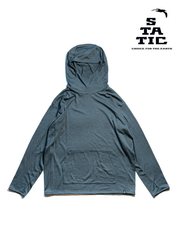 RAW L.W. HOODY #Carbon [100923]｜STATIC【Outlet_30】