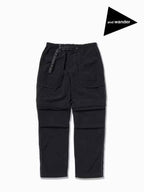 Ny taffeta hiker 2way pants #010/black [4152138]｜and wander