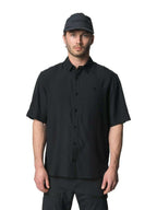 Men's Tree Shortsleeve Shirt #True Black Light [860051]｜HOUDINI
