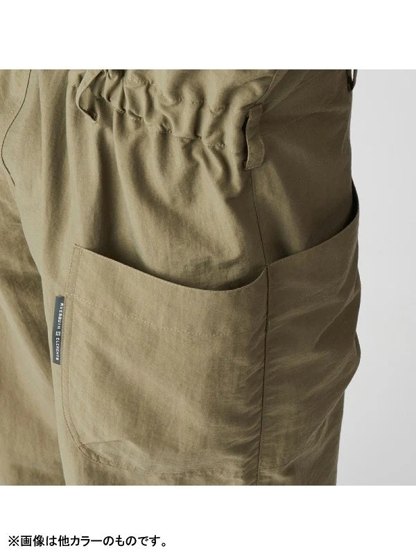 タッサーナイロンのオーバーオール #スミイロ [22025]｜AXESQUIN