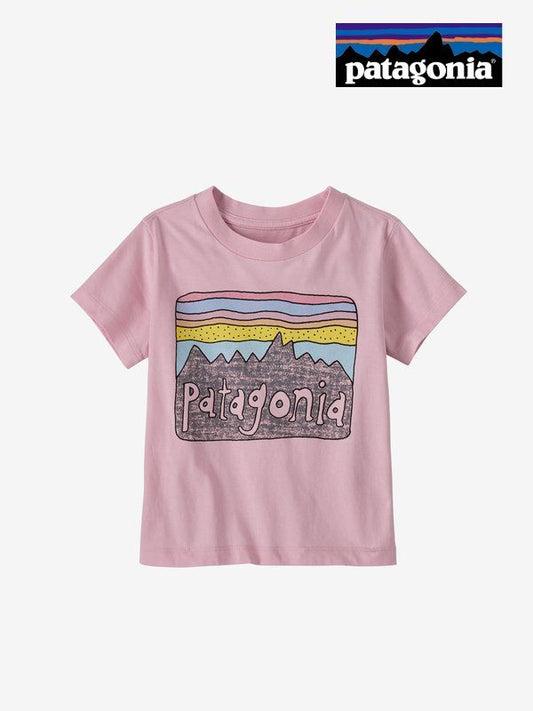 Baby Fitz Roy Skies T-Shirt #PELP [60421]｜patagonia