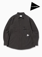 Women's dry breathable LS shirt #022/charcoal [4143120]｜and wander