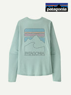 Women's L/S Cap Cool Sun Shirt - Peak Visions #TBIX [44935]｜patagonia