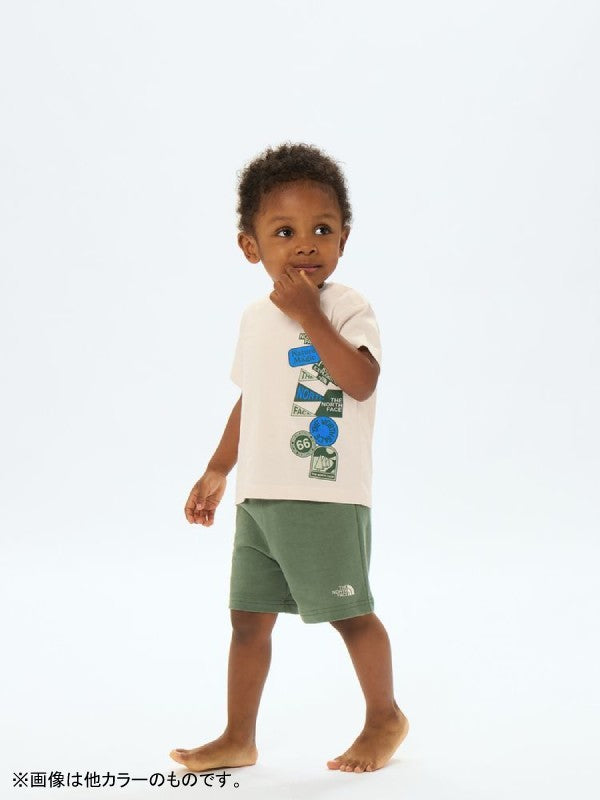 Baby S/S Luminous Graphic Tee #K [NTB32561]｜THE NORTH FACE【Outlet_40】