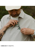 Outdoor Seersucker Shirt #GRAY [HU-30009]｜HERENESS