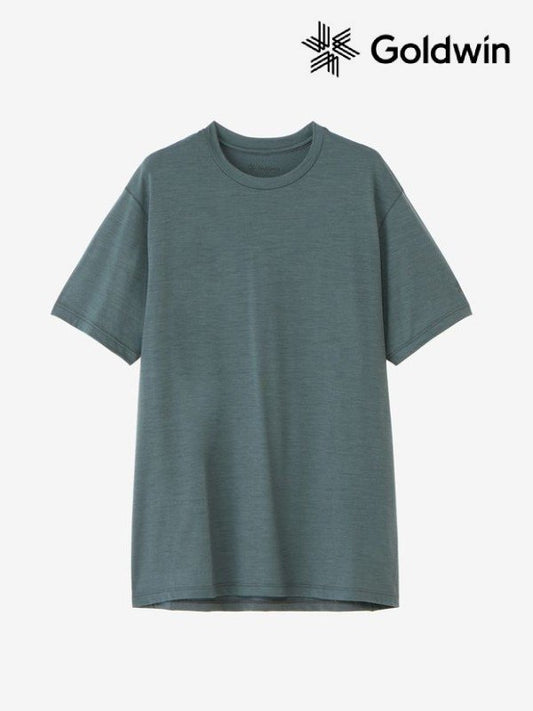 A/L Hybrid Wool T-shirt #DC [GM65100]｜GOLDWIN