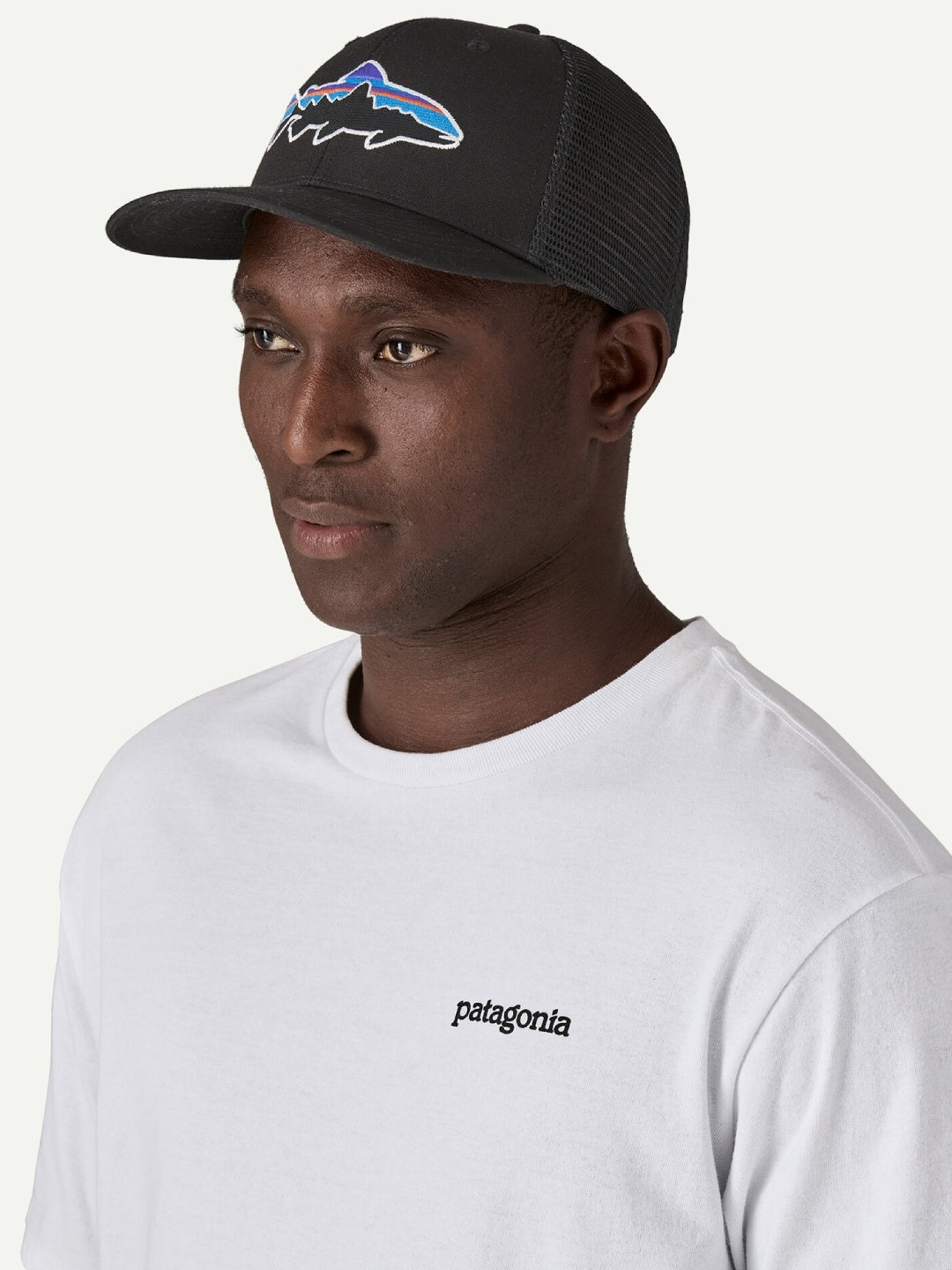 Fitz Roy Trout Trucker Hat #BLK [38288]｜patagonia – moderate