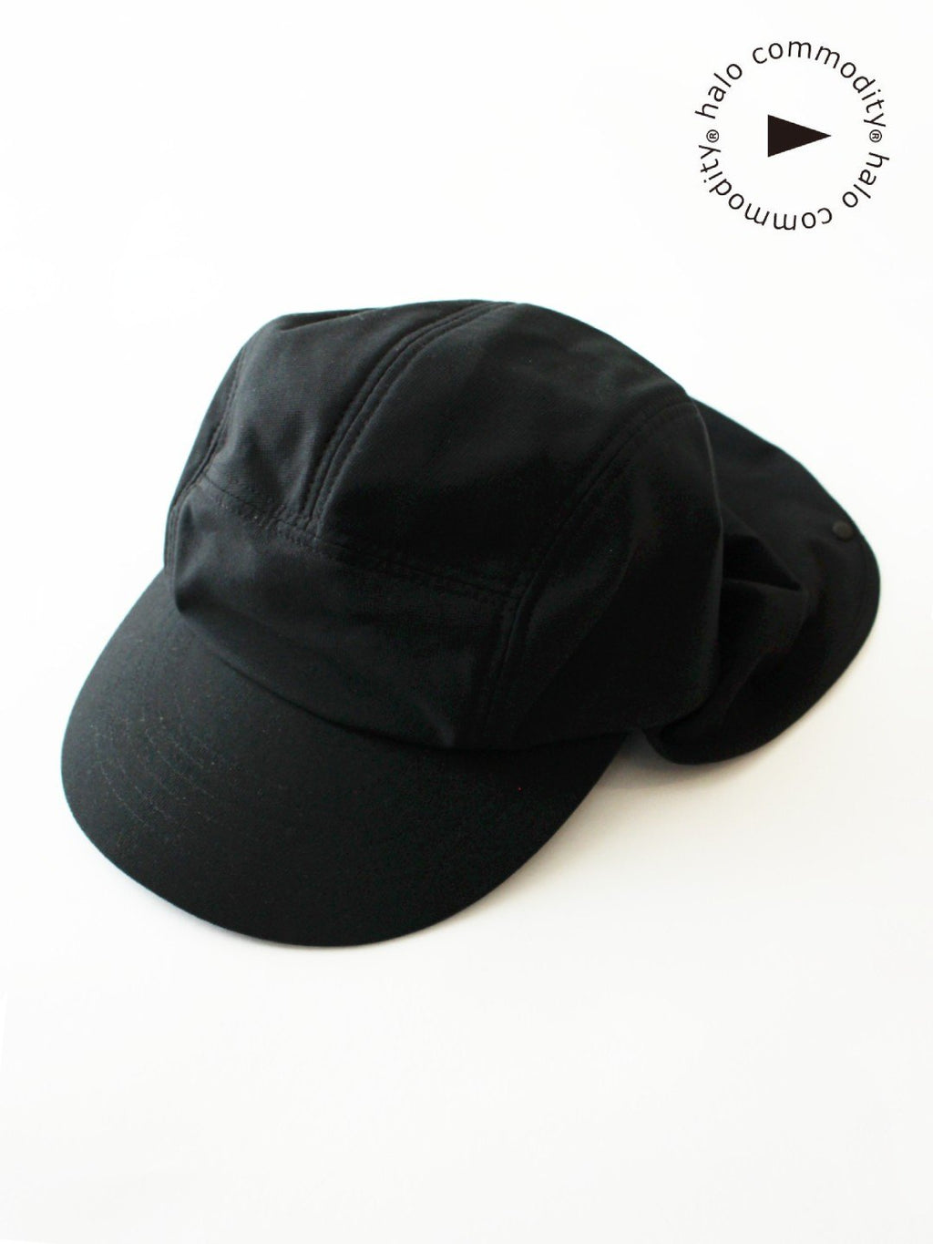 Wind Cap 2 #Black [h263-214]｜halo commodity