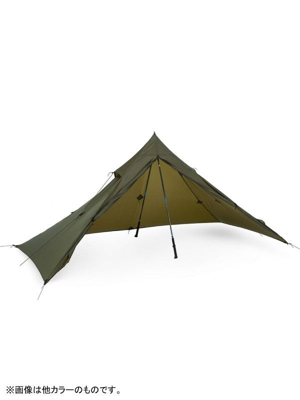 PYRAOMM SOLO TARP #Gray [pyra solo grey]｜LITEWAY – moderate