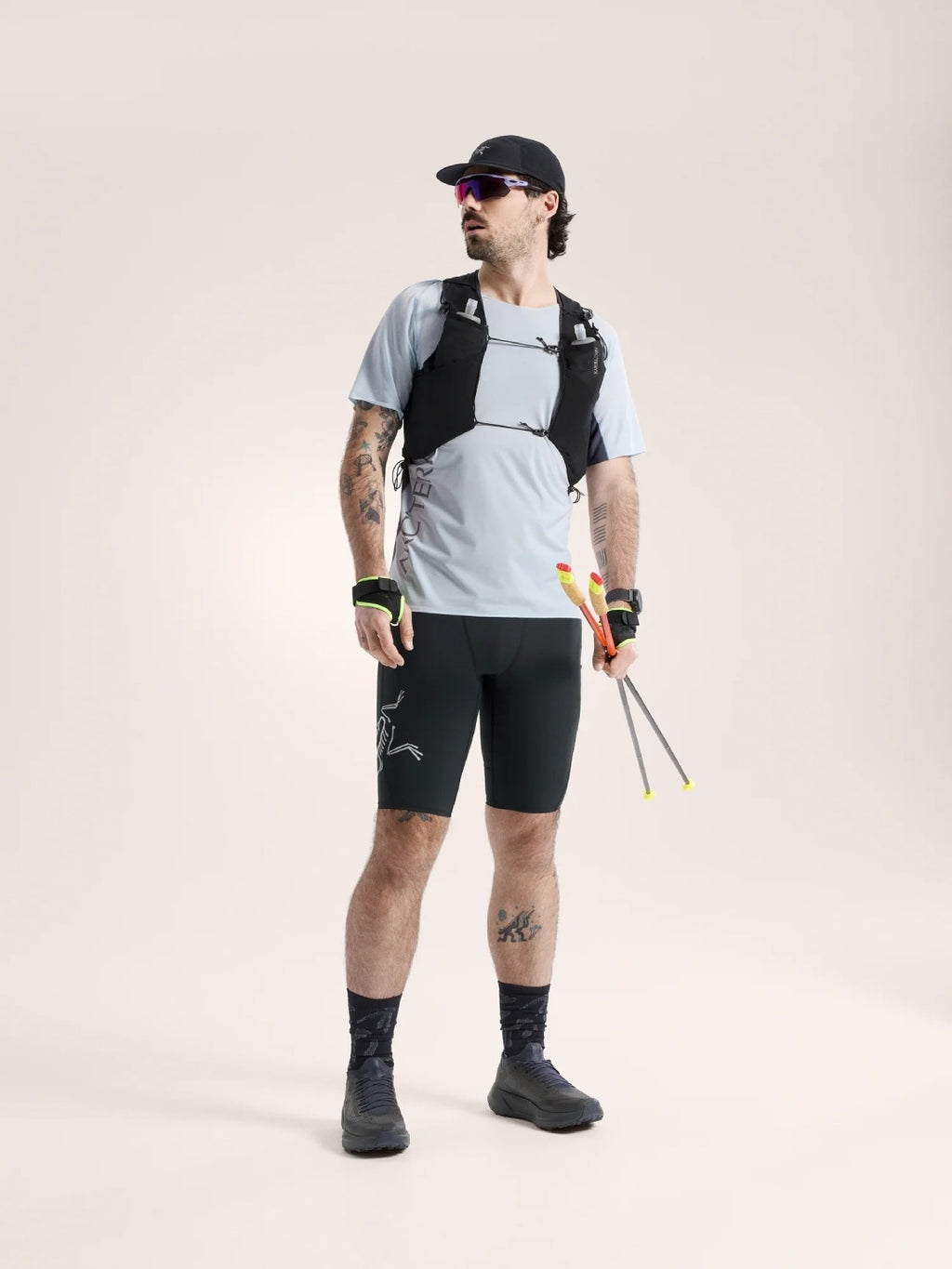 Norvan Downword Logo SS #Alpine Blue / Dk Strat [X00001034003]｜ARC'TERYX