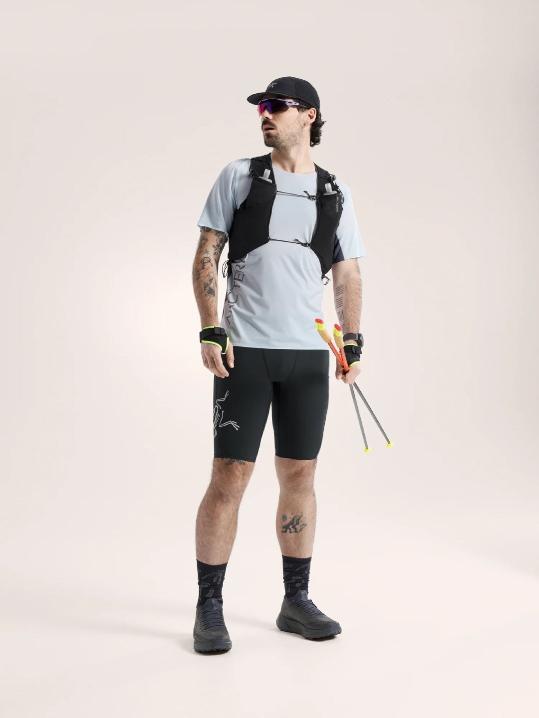 Norvan Downword Logo SS #Alpine Blue / Dk Strat [X00001034003]｜ARC'TERYX