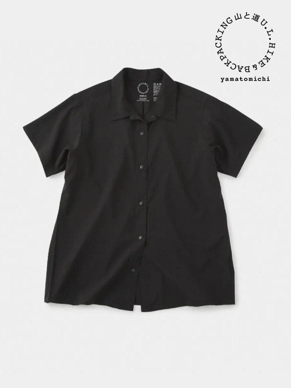 Woman's UL Short Sleeve Shirt #Black｜山と道