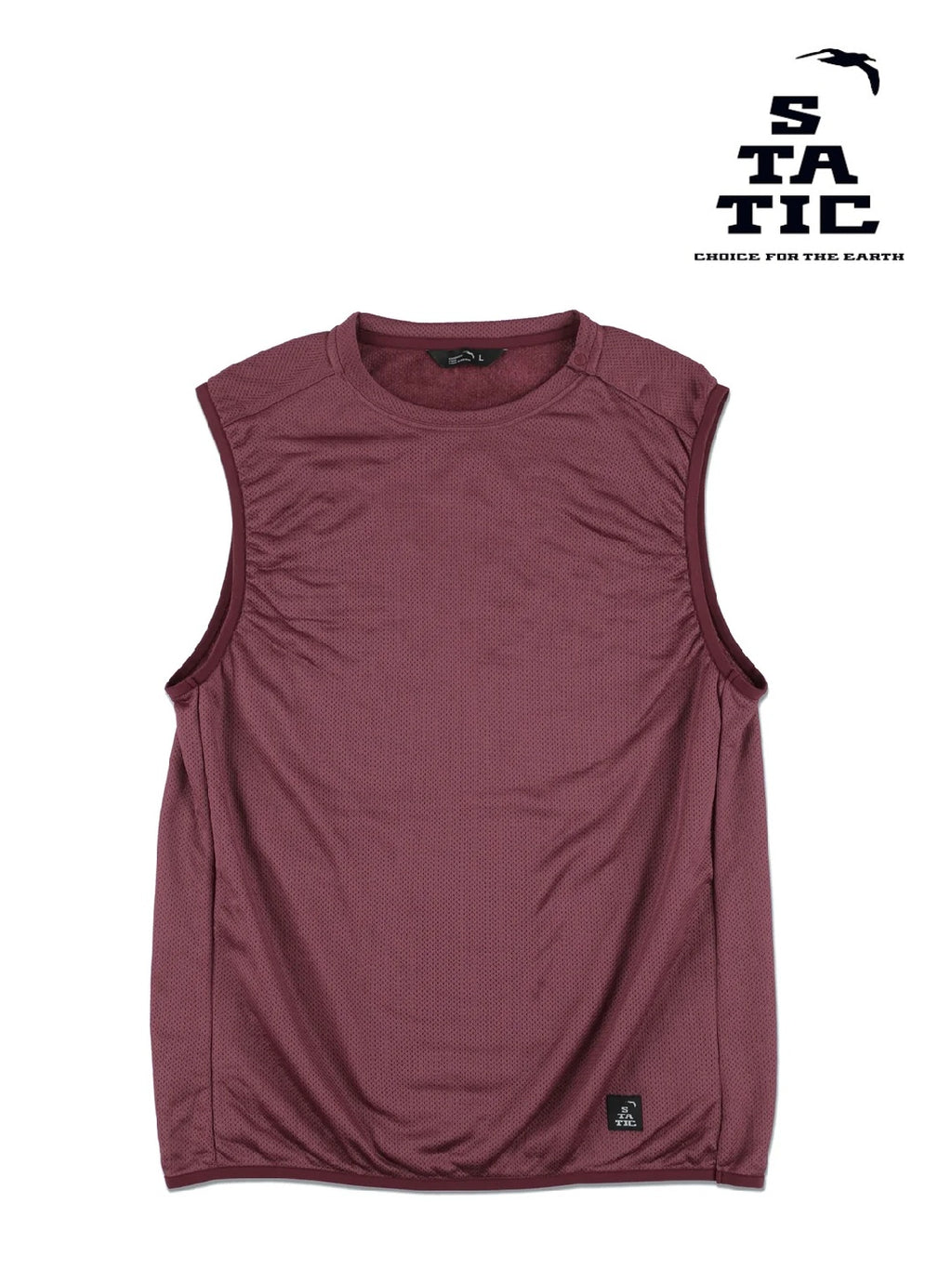 Adrift Vest #Dark Rose [25500]｜STATIC