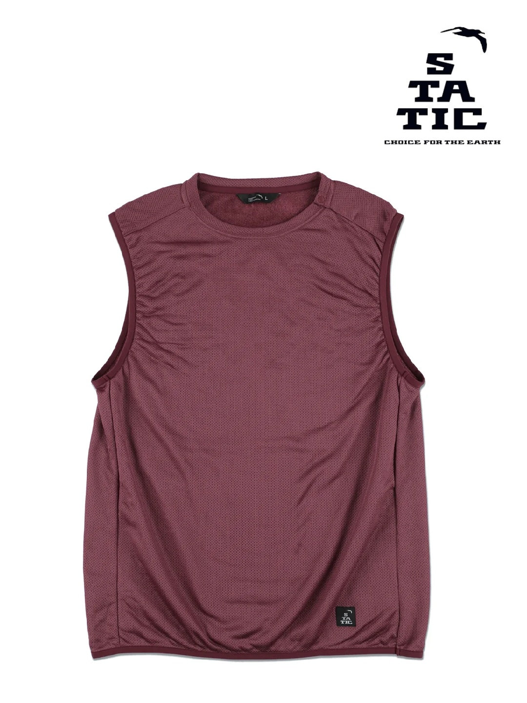 Adrift Vest #Dark Rose [25500]｜STATIC
