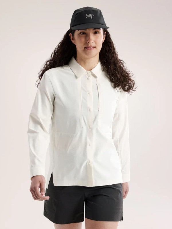 Women's Sima Shirt LS #Arctic Silk [X00000949702]｜ARC'TERYX