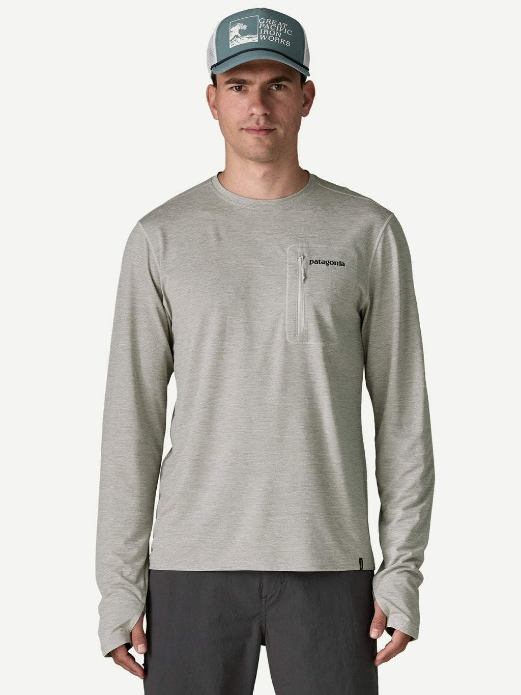 L/S Cap Cool Sun Shirt - Fitz Roy Trout #CGSX [44932]｜patagonia