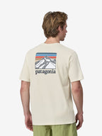Men's Line Logo Ridge Pocket Responsibili-Tee #BCW [38511]｜patagonia