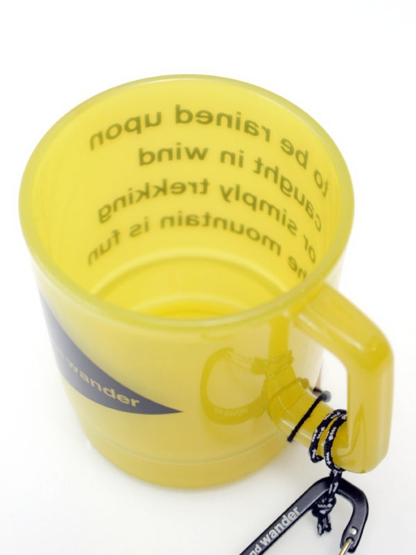 and wander logo PP mug #yellow [5744987701]｜and wander