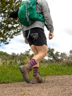 アウトドアMWクルーウール #ガーネット [223670]｜injinji