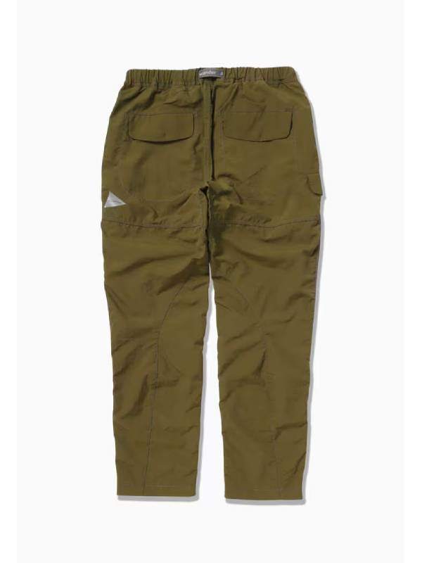 Ny taffeta hiker pants #181/d.khaki [4152139]｜and wander【Outlet_40】