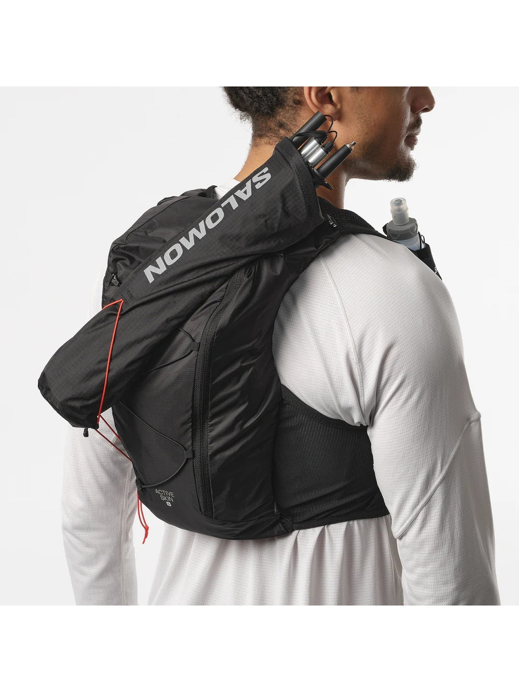 ACTIVE SKIN 8 SET #Black/Metal [LC2177800]｜SALOMON