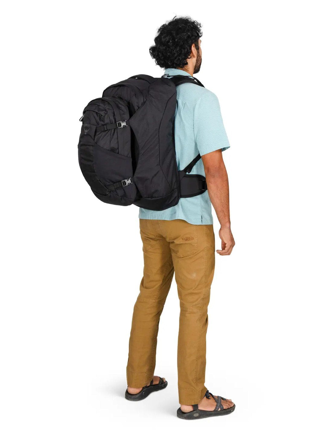 ファーポイント55トラベルパック #ブラック [OS55341001]｜OSPREY