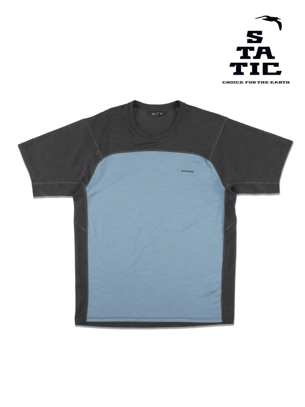 Chord Wool S/S Shirts #Steel Blue [105202]｜STATIC