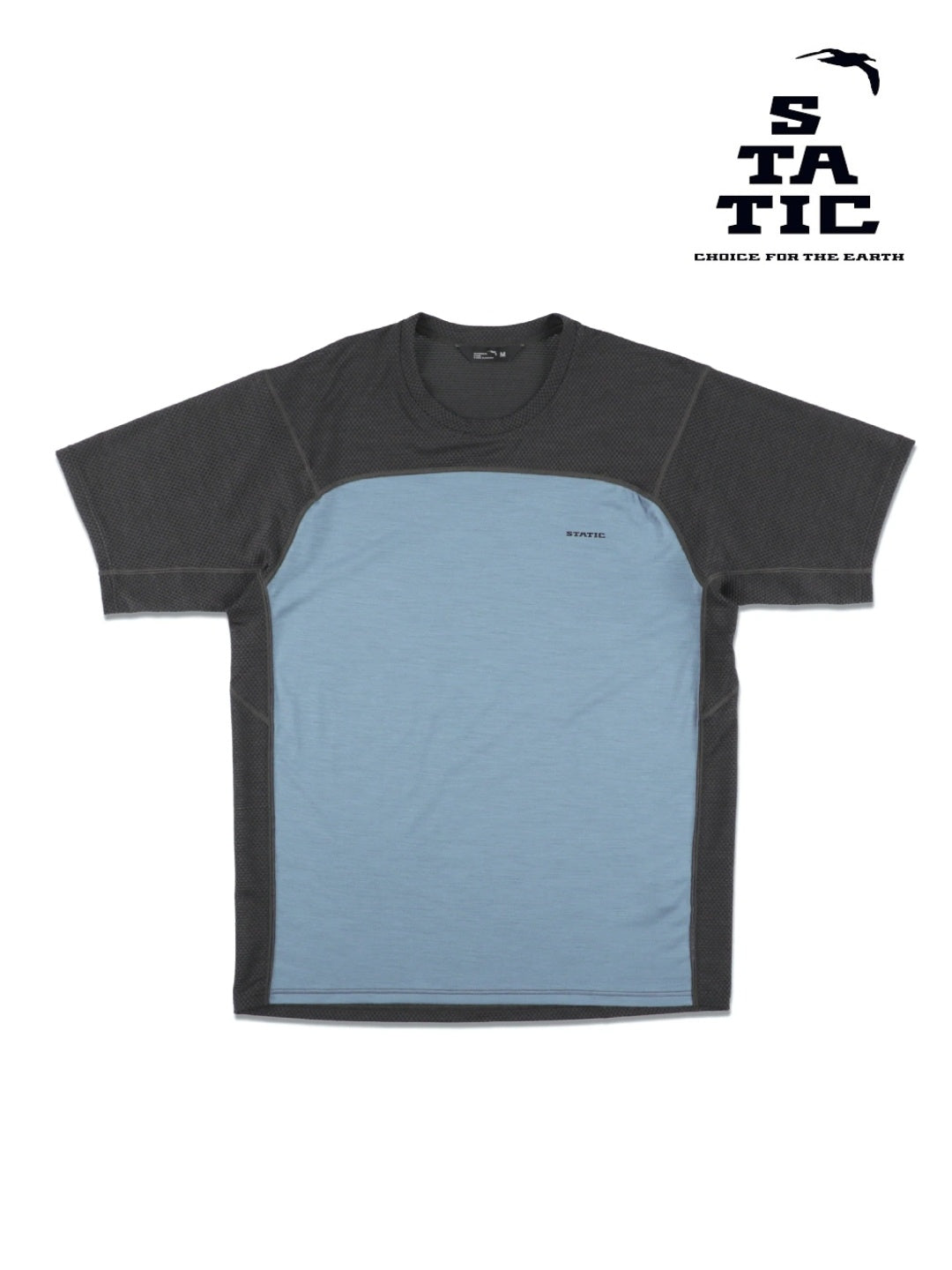 Chord Wool S/S Shirts #Steel Blue [105202]｜STATIC