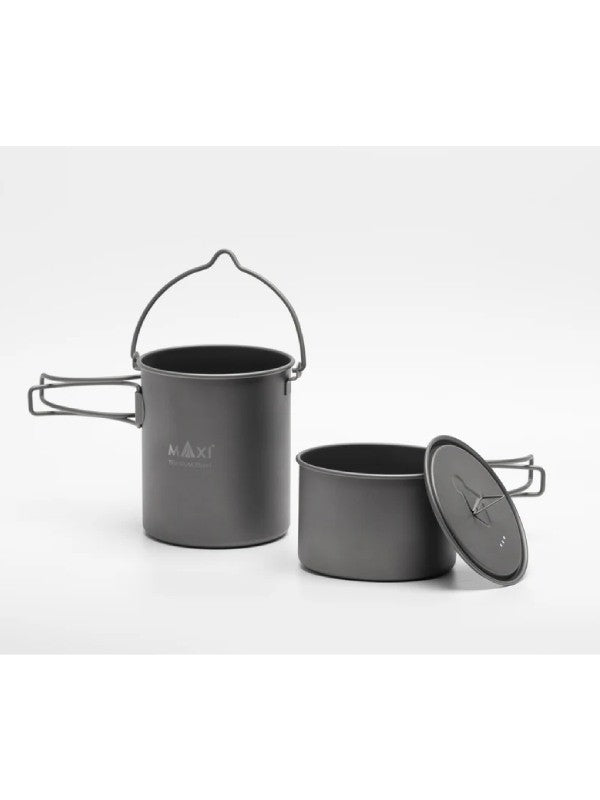 Titanium Bail Handle Dual Pot [MX-BHDP]｜MAXI