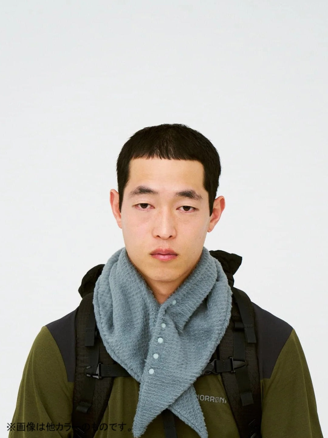 Alpha Stole #Black [HL-1108(PE)]｜halo commodity