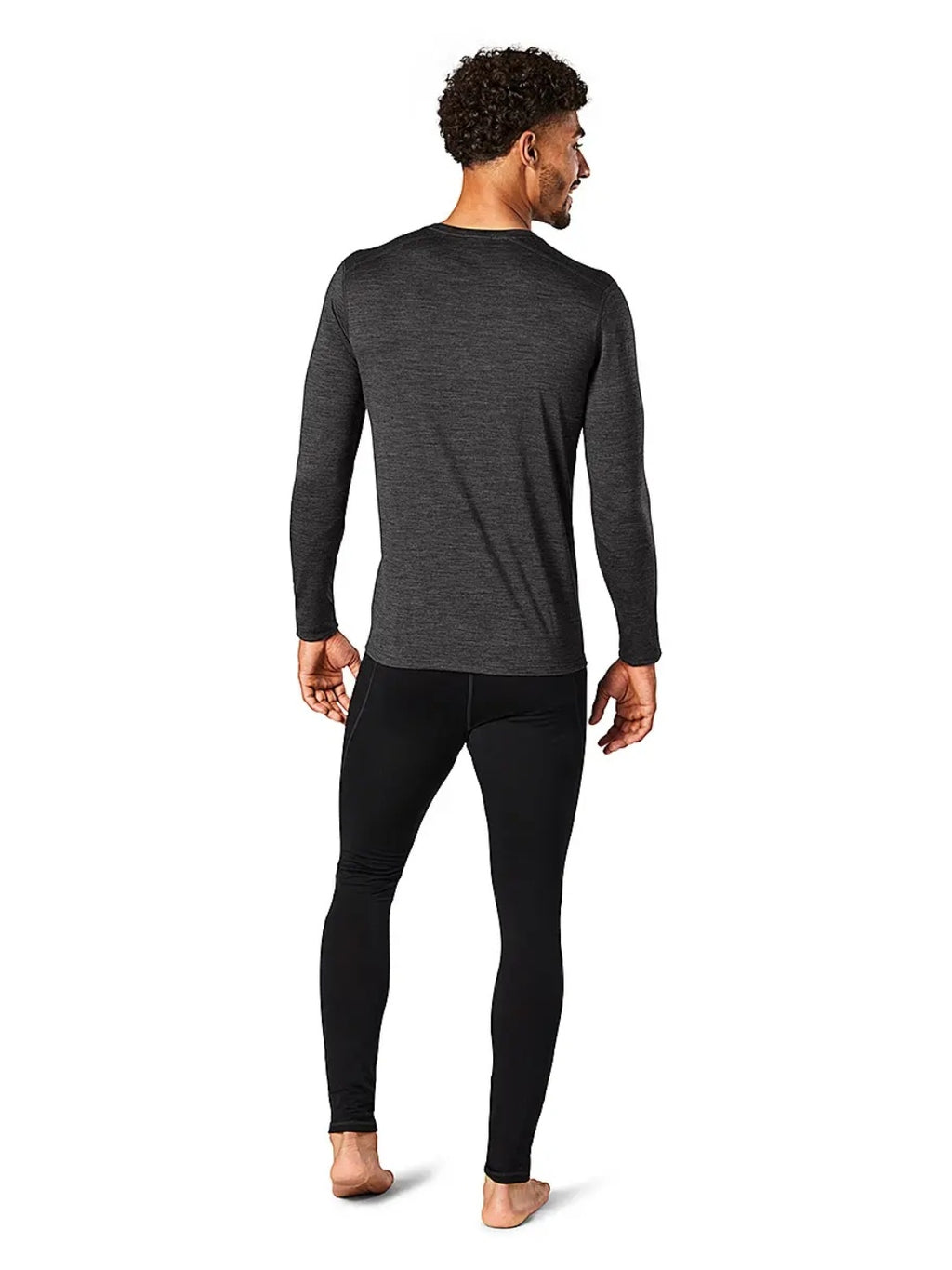 【Men】メンズ メンズ クラシックオールシーズンメリノベースレイヤー ロングスリーブ #アイアンヘザー [SW61030004004]｜Smartwool